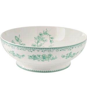 ❤️ New 2025 The Pioneer Woman Agatha  Green Floral Serveware 11" Serving…